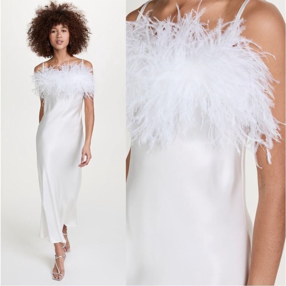 Sleeper boheme white slip dress  NWT